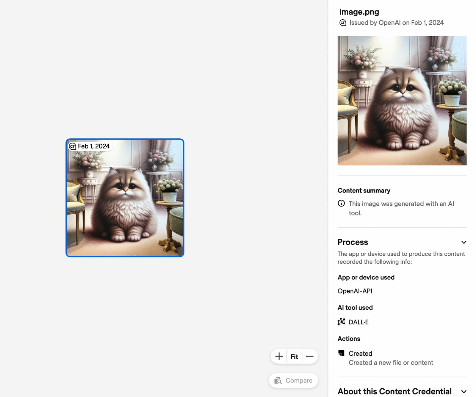 OpenAI C2PA Example