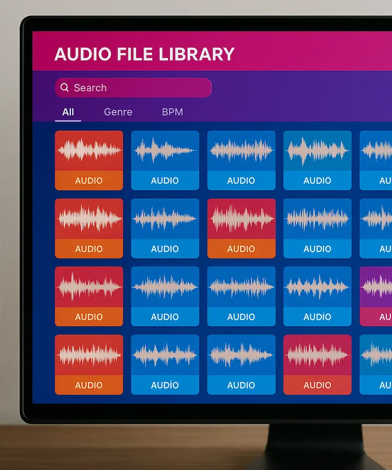 Audio library